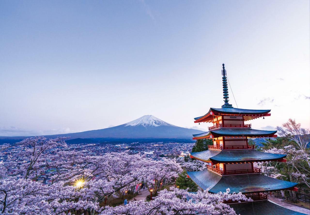 Villas Waraku Fujiyoshida Esterno foto